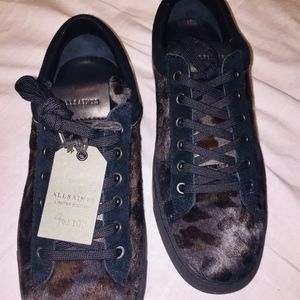 All Saints Ink Animal Print Urban Sneakers